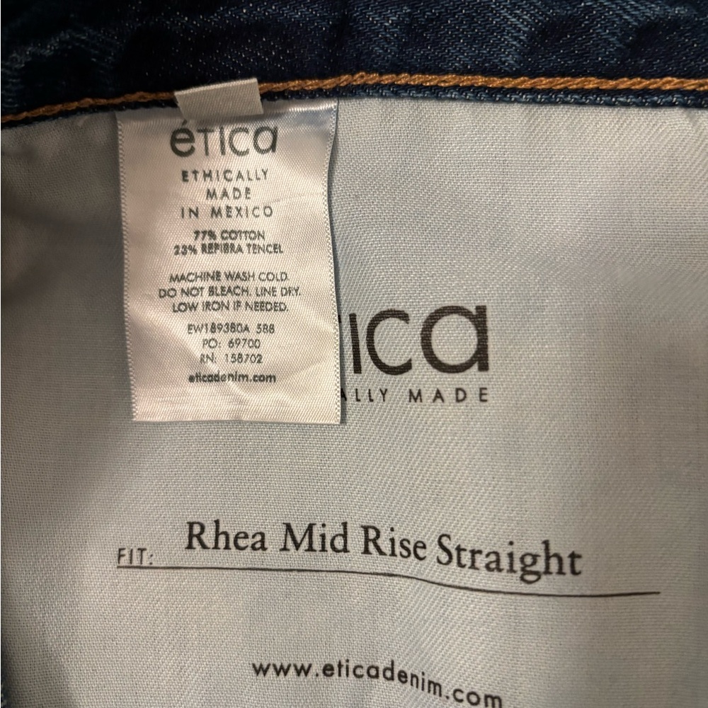 ETICA Rhea Mid Rise Straight size 32 - Picture 11 of 12